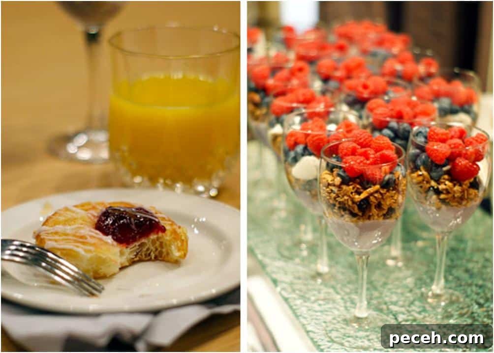 Discover Michigan: Road Trips, Lakes and Outdoor Activities 9 danish on a plate and yogurt parfaits