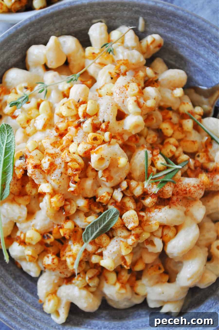 Creamy Blackened Corn Cavatappi (Vegan Pasta Recipe) 4 img 20484 4