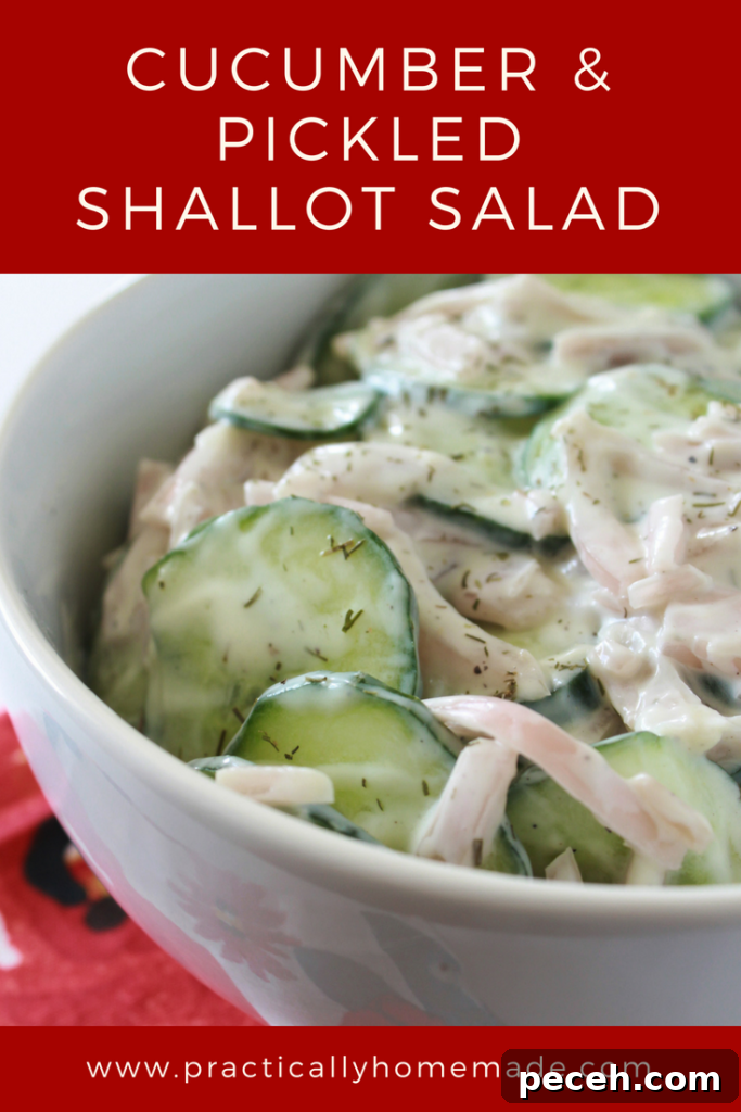 Cucumber Salad with Tangy Pickled Shallots 2 cucumber salad | cucumber and onion salad | cucumber and onion | cucumber and onion salad creamy