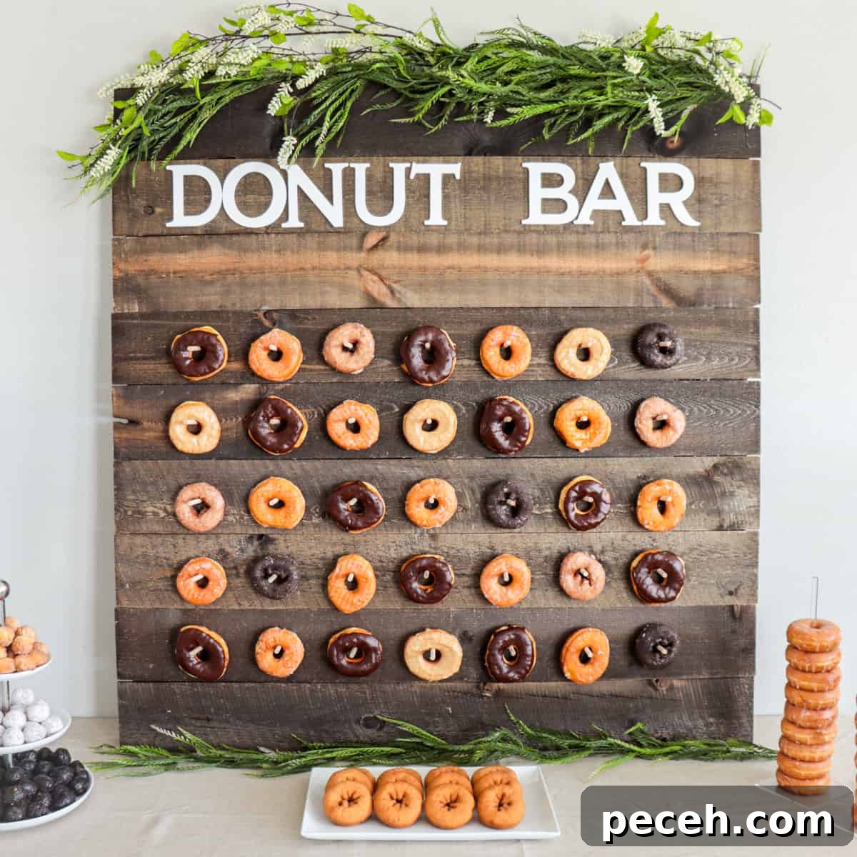 17 Fun and Memorable 13th Birthday Party Ideas 8 Donut party wall