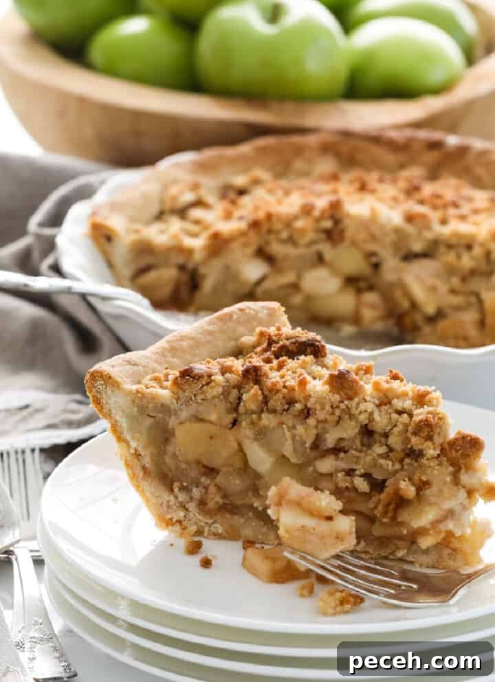 Dutch apple pie