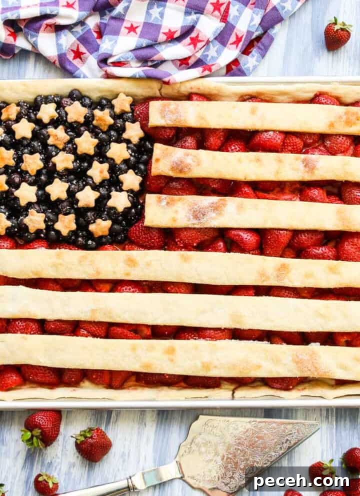 Flag pie