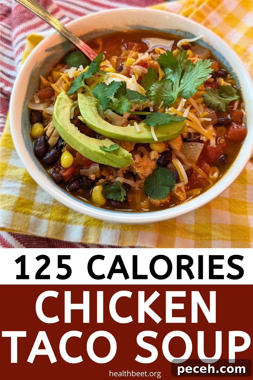 chicken taco soup 125 calories and 15 g protein thumbnail