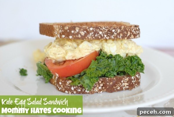 Kale and Egg Salad Sandwich Recipe for a Fresh Lunch 3 kale-egg-salad-1