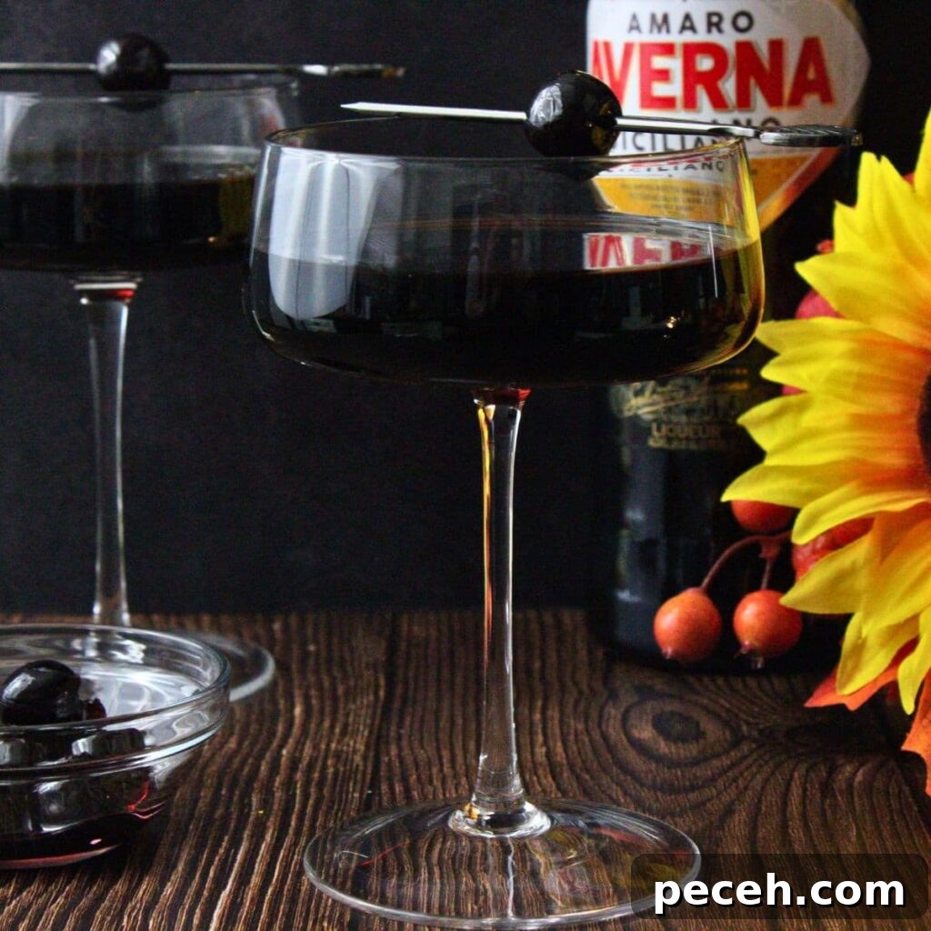 Black Manhattan Cocktail: A Bold, Smoky Twist on the Classic 2 black manhattan cocktail recipe dinners done quick featured image