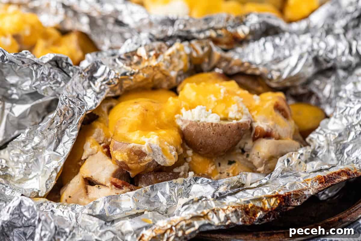Cheesy Crack Chicken Foil Packet Dinner Recipe 10 Crack Chicken Foil Packets