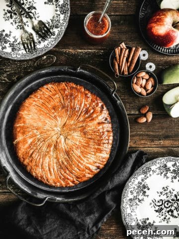 Apple French galette des rois
