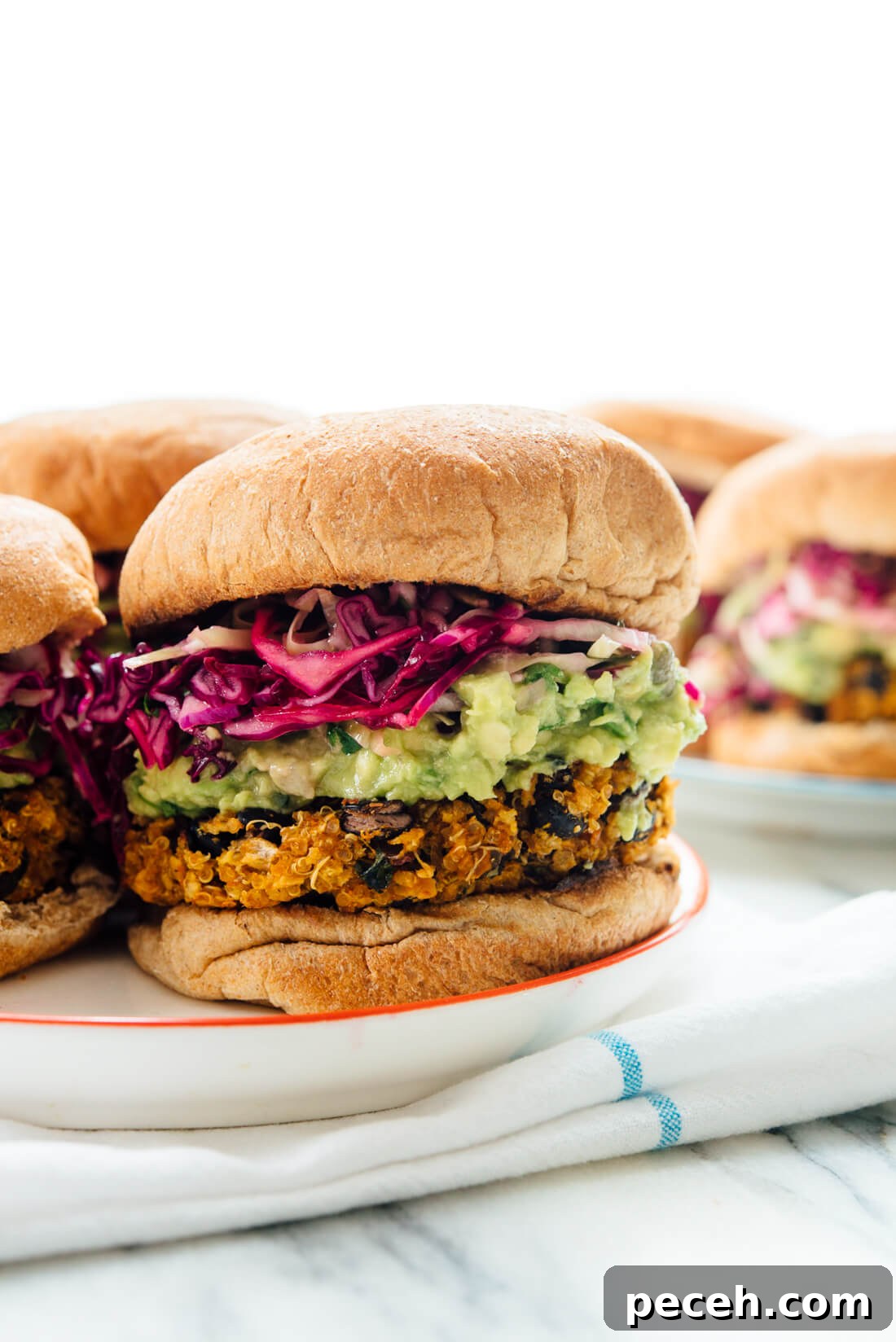 10 Spring Recipes to Try from Love Real Food 11 Sweet Potato–Black Bean Veggie Burgers with Cabbage-Pepita Slaw