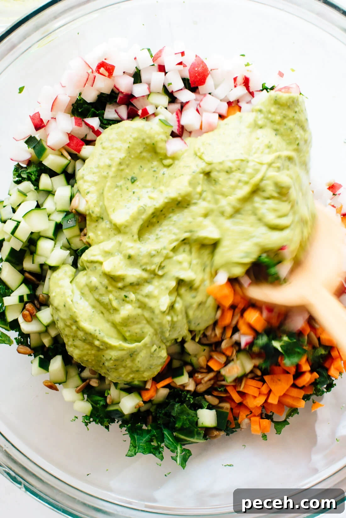 10 Spring Recipes to Try from Love Real Food 6 Green Goddess Kale Salad