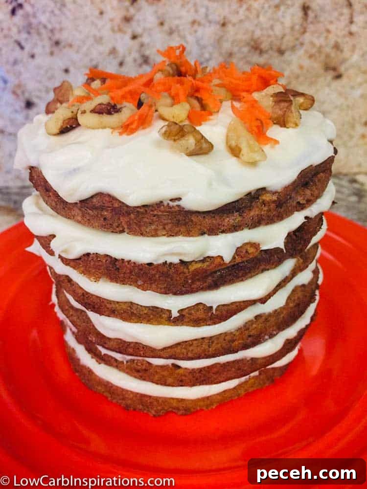 Carrot Chaffle Cake: Low-Carb Carrot Cake with Cheese Waffles 2 Carrot Chaffle Cake recipe