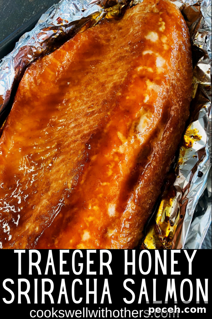 Honey Sriracha Salmon on the Traeger Grill: Sticky Spicy Glaze Recipe 14 img 32109 13