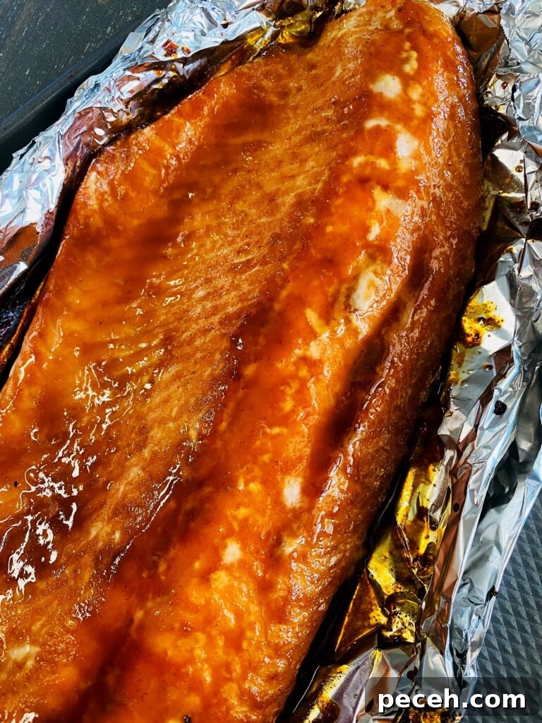 Honey Sriracha Salmon on the Traeger Grill: Sticky Spicy Glaze Recipe 8 Traeger Honey Sriracha Salmon