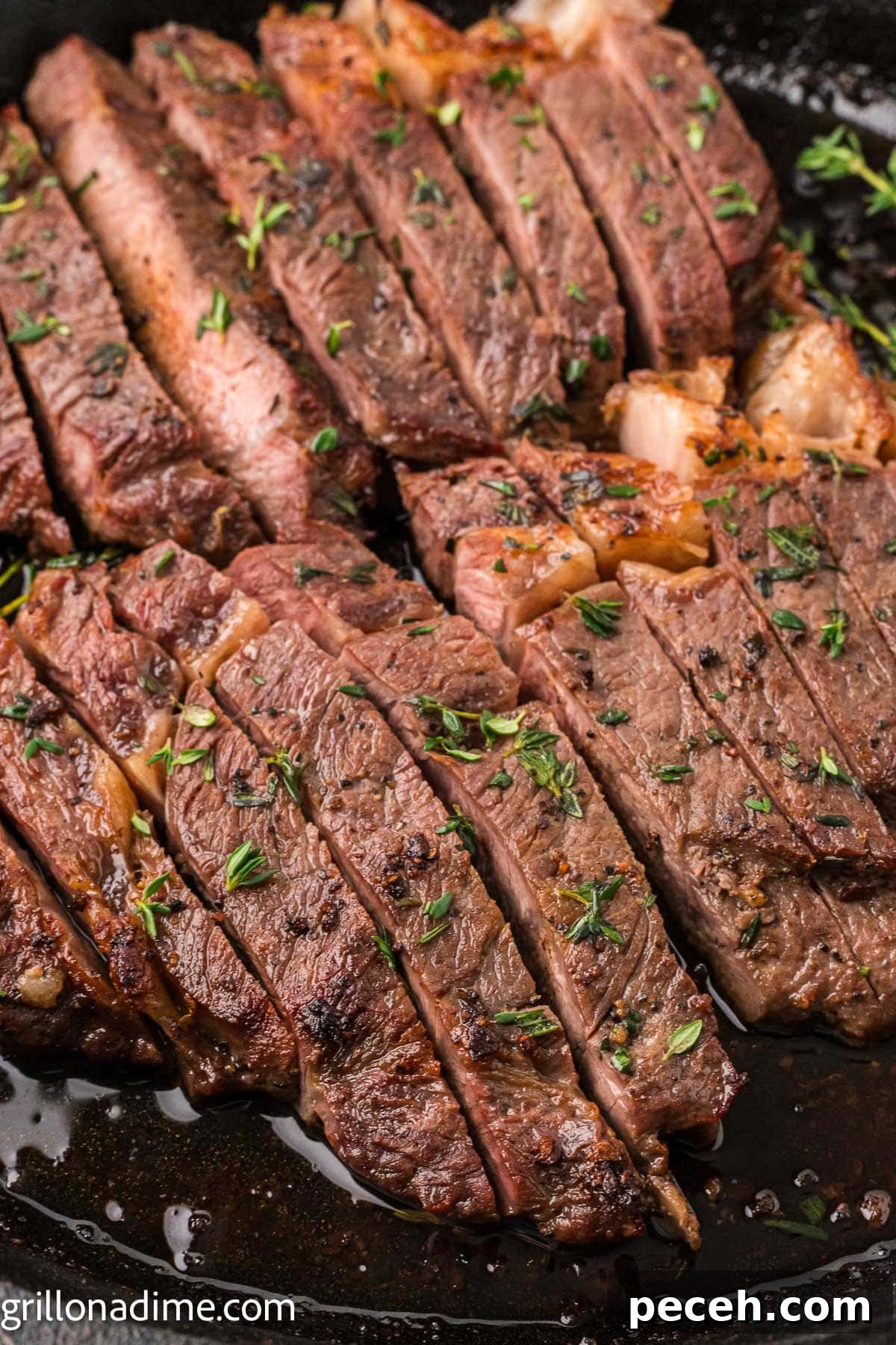 Perfect Cast-Iron Steak: Searing Tips for Juicy, Flavorful Results 8 Sliced cast iron steak
