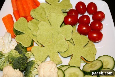 St Patricks day snack platter