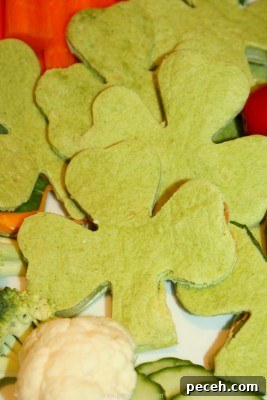 shamrock platter
