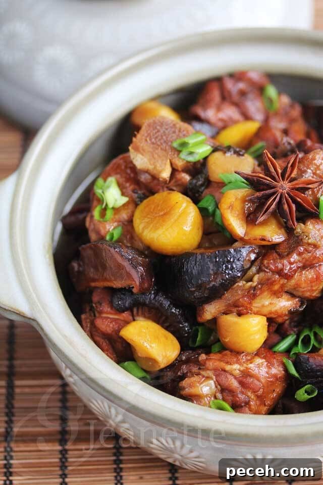 Instant Pot Chinese Smoked Chicken Recipe 10 Chinese Chestnut Chicken © Jeanette's Healthy Living