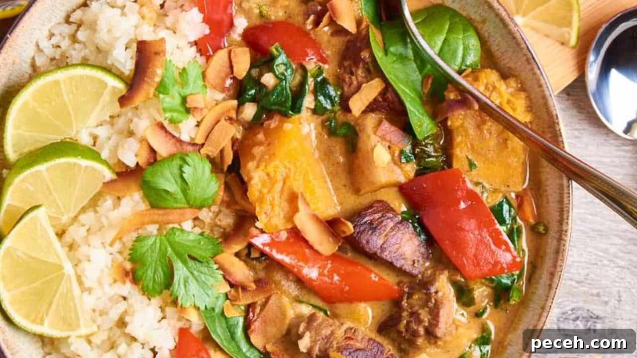 Massaman Lamb Curry with Veggies
