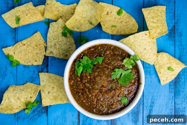 Big Green Egg Fire Roasted Salsa
