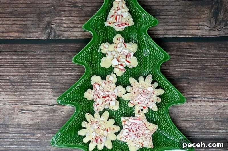 Peppermint bark
