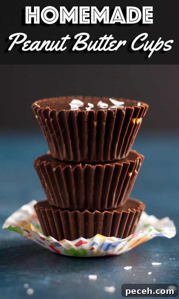 Three-ingredient Homemade Peanut Butter Cups