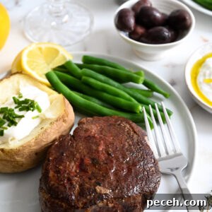 Learn how to make the best pan-seared and roasted filet mignon with herbed butter baste