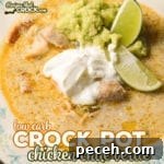 Crock Pot Chicken Chile Verde Soup Recipe 4 A lower-carb take on this chile verde soup that's equally flavorful and satisfying.