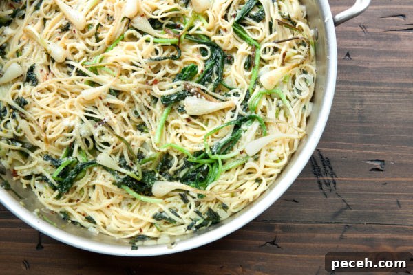 Why We Should Protect Wild Ramps and Their Habitat 7 Simple Ramp Pasta / Photo by Kerri Brewer / Katie Workman / themom100.com