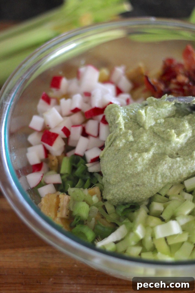 Paleo Plantain "Potato" Salad (AIP) - a healthier, allergy-friendly take on classic potato salad, with the help of green plantains! | fedandfulfilled.com