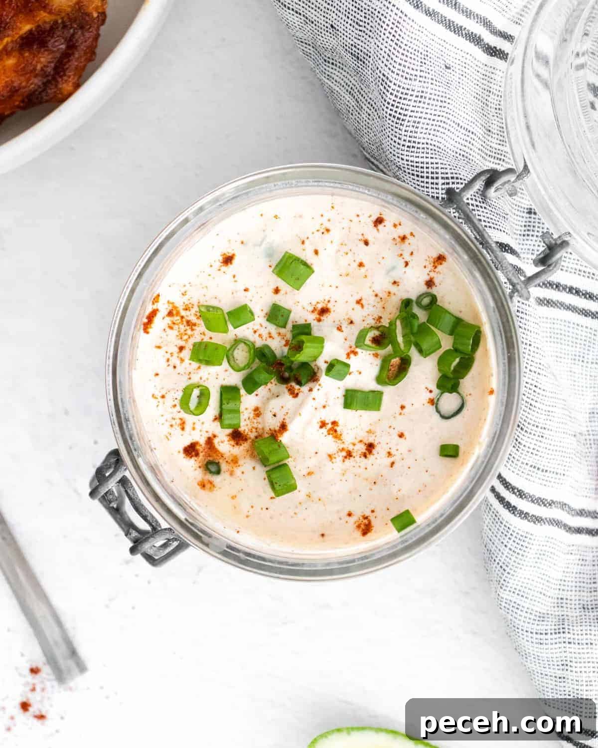Chili Lime Chicken Wings with Tangy Dipping Sauce 10 Sour cream dip with chili powder, green onions, lime zest.