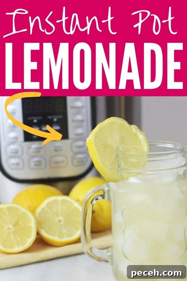Instant Pot lemonade