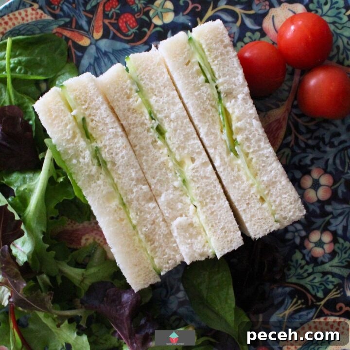 Cucumber Afternoon Tea Sandwiches