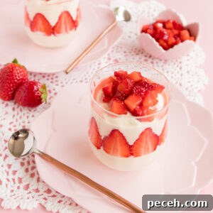 White Chocolate and Strawberry Mousse ~ by Sweetness & Bite