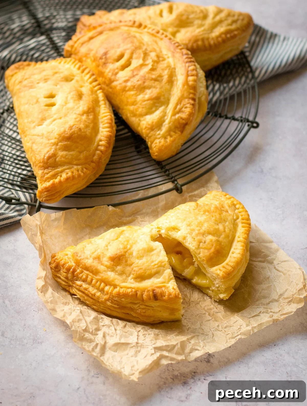 Mini Cheese and Onion Pasties