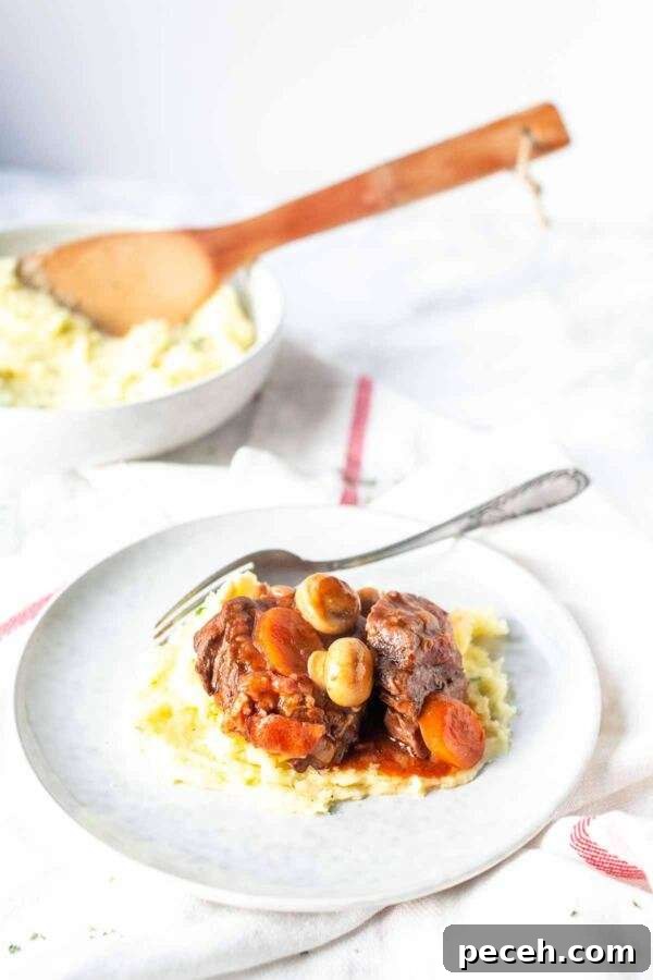 Looking for the best French beef stew? Take at this beef bourguignon recipe made with the Crockpot Express pressure cooker. Quick and simple dinner recipe.