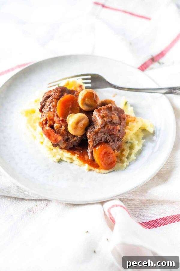 Looking for the best French beef stew? Take at this beef bourguignon recipe made with the Crockpot Express pressure cooker. Quick and simple dinner recipe.