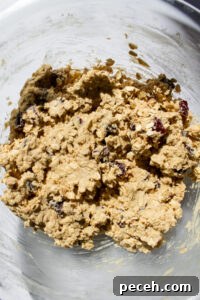 Cherry Toffee Oatmeal Cookies Recipe — Chewy Cherry & Toffee Bites 9 cherry toffee oatmeal cookie dough