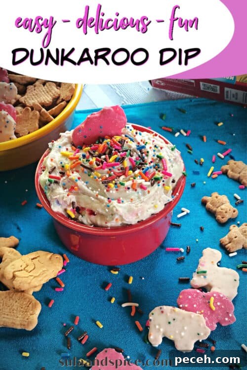Dunkaroos Cake Batter Confetti Dip Recipe 3 pin for dunkaroo dip