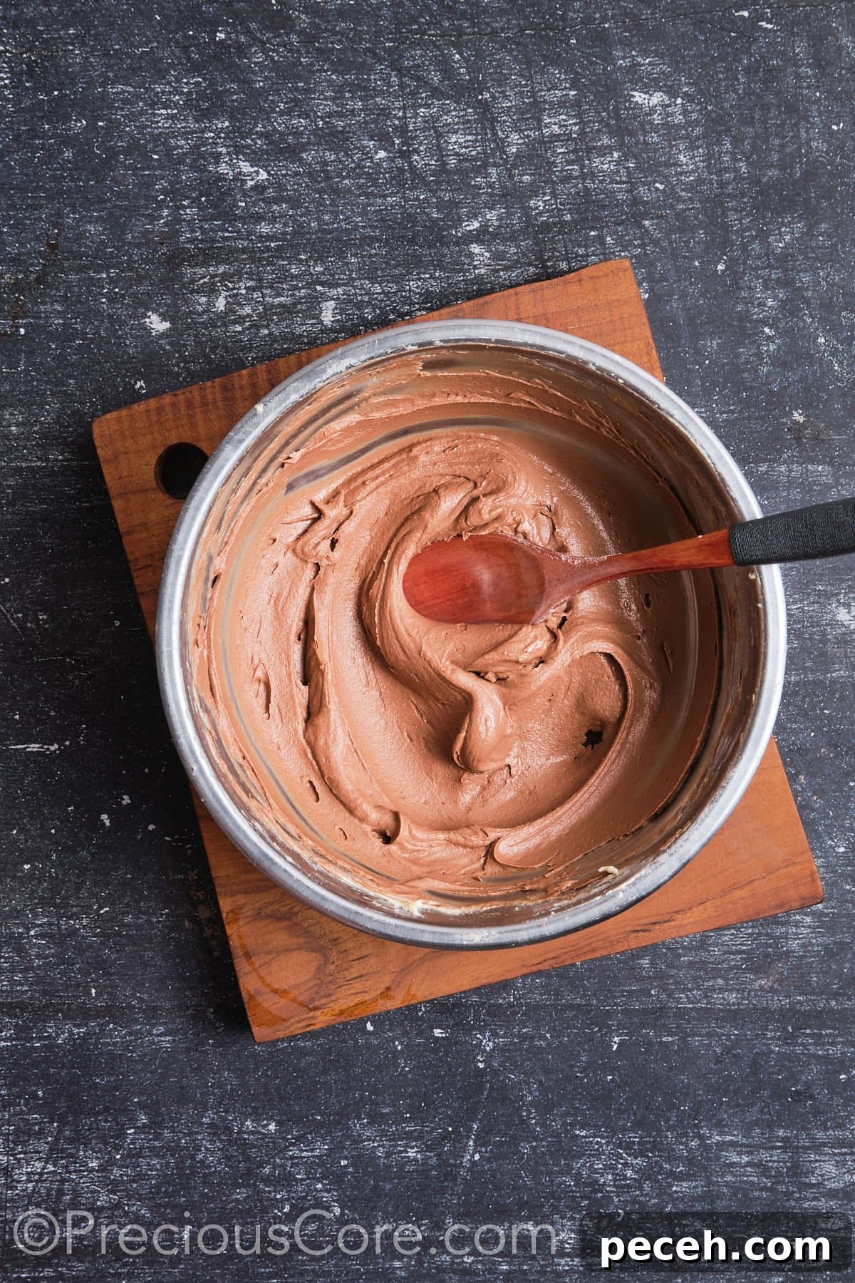 Decadent Chocolate Cupcakes with Silky Chocolate Frosting 15 Whipped chocolate frosting.