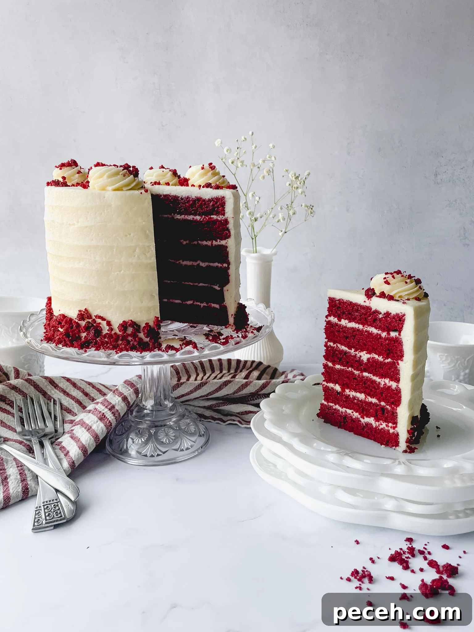 Classic Old-Fashioned Red Velvet Cake Recipe 6 img 51 5