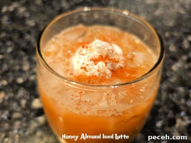 Honey Almond Iced Latte - The Grateful Girl Cooks! img 52292 1