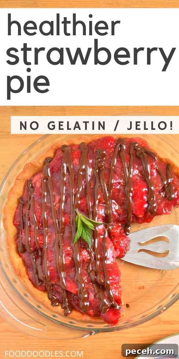 Strawberry Pie with Lighter, Fresh Ingredients 2 Healthier Strawberry Pie