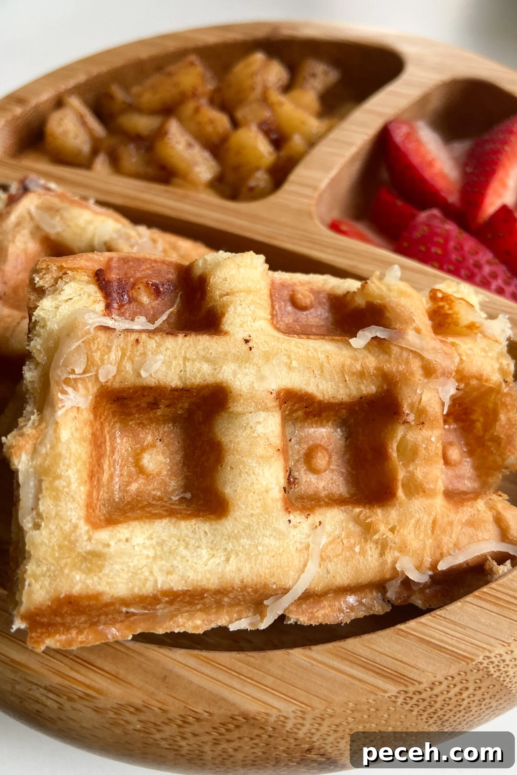 Waffle Recipes for Babies and Toddlers: 10+ Nutritious Ideas 23 Waffle sandwich served with fruits