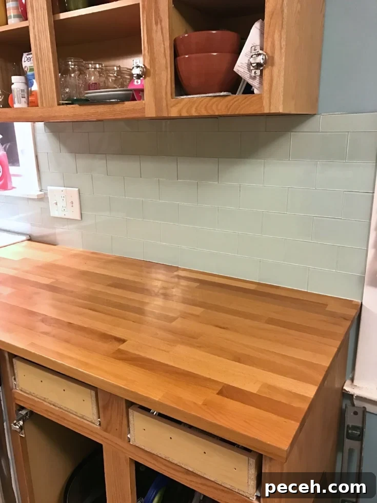 How to Install Peel-and-Stick Glass Tile Backsplash Quickly 12 peel and stick backsplash
