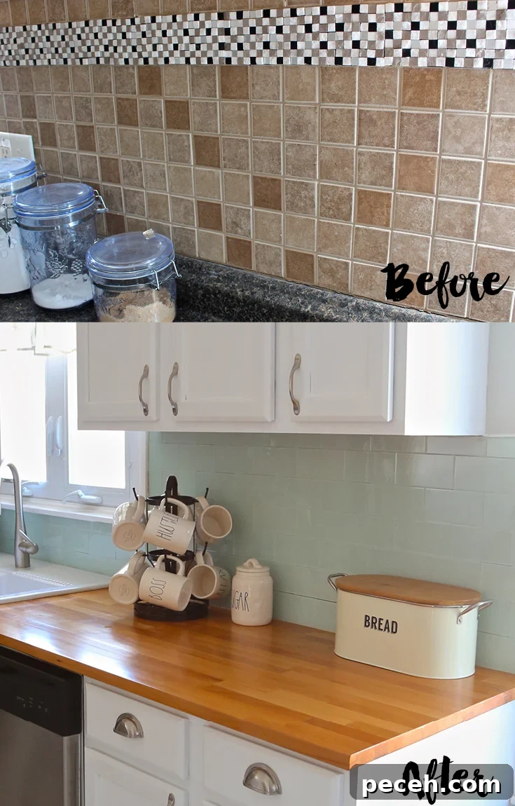 How to Install Peel-and-Stick Glass Tile Backsplash Quickly 16 img 5944 15