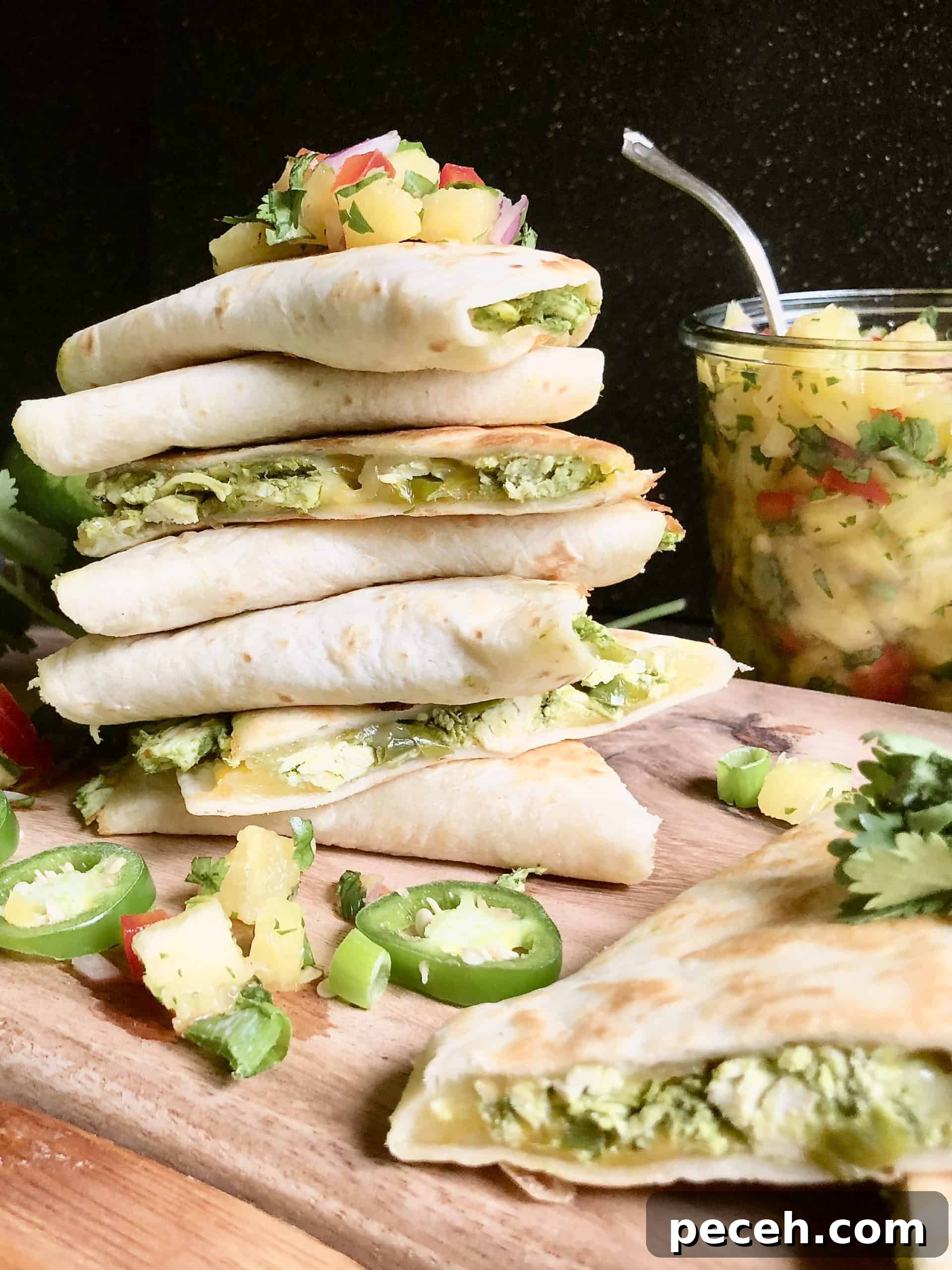 Chicken Fajita Quesadillas