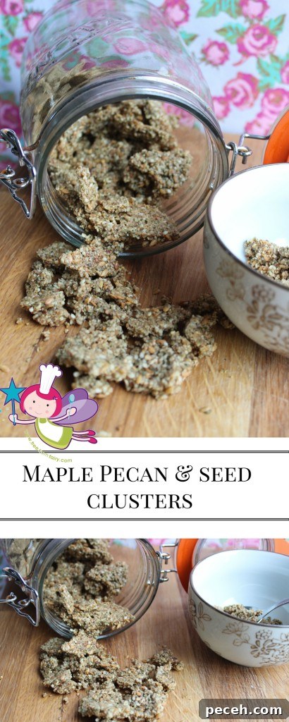 Maple Pecan Seeded Nut Clusters - Gluten, Dairy and Egg Free 5 Maple Pecan & seed clusters