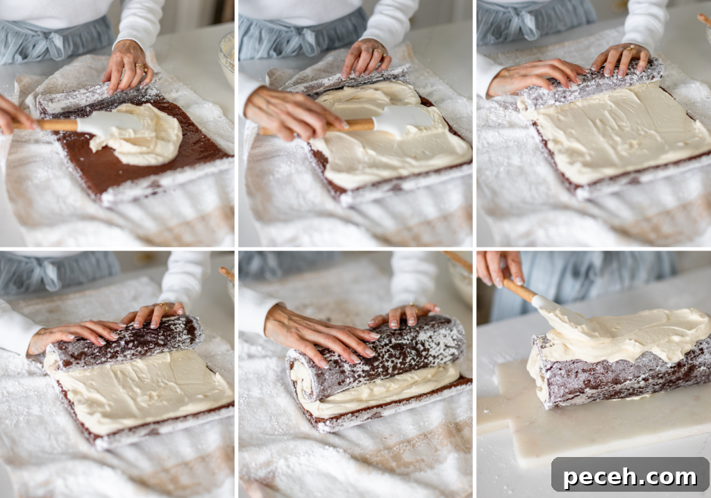 Decadent Chocolate Espresso Swiss Roll Recipe 6 This Chocolate Espresso Roll is as classic as it gets. It features a light, coffee-infused chocolate sponge cake filled with a sweet coffee cream filling—making it the perfect dessert for any chocolate (and coffee) lover!