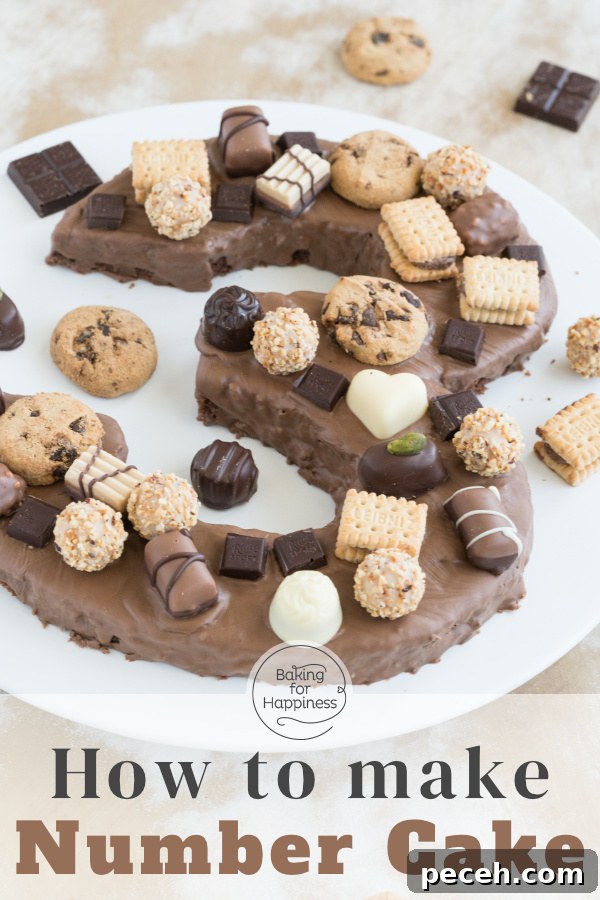 Birthday Numbers Cake Recipe: Step-by-Step Guide for Celebrations 7 Fancy a quick and easy numbers cake for birthdays? This numbers cake without a special baking pan is a delicious eyecatcher.