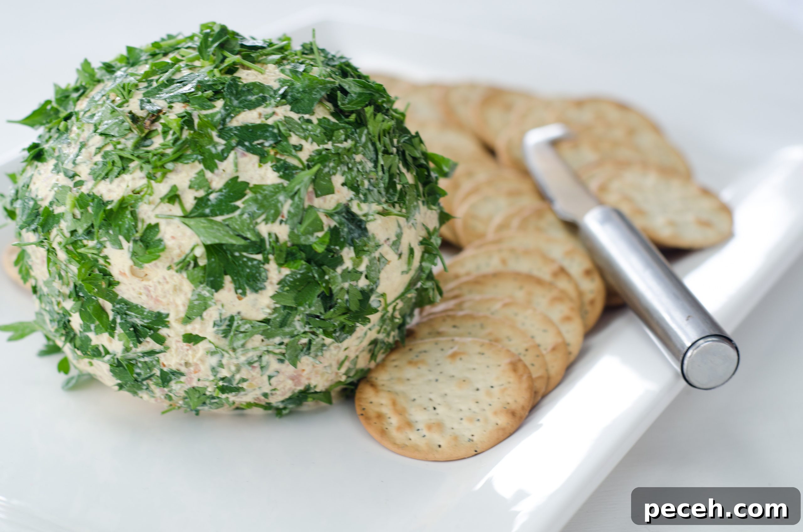 Honey Ham off the bone and Dill Pickle Cheese Spread Ball