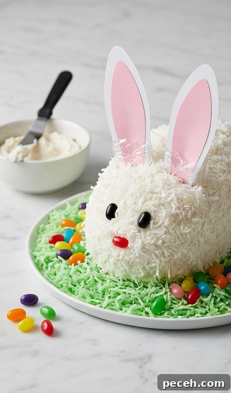 Finished Easter Bunny Cake